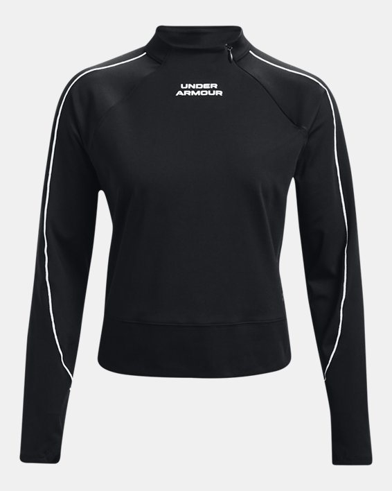 Camiseta UA RUSH™ ColdGear® para mujer, Black, pdpMainDesktop image number 4